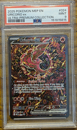 The Pokemon Company PSA 9 Oricorio ex 024 Me Mega Evolution Promo Holo EN - Image 1