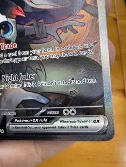 Pokemon TCG SV09 Journey Together N's Zoroark ex 185/159 SIR Holo EN - Image 5