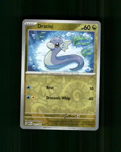Dratini 147/165 Common 151 Pokemon Reverse Holo Near Mint - Image 1