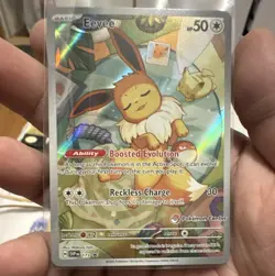 Pokemon Eevee Pokemon Center Promo MINT Prismatic Evolutions - Image 1