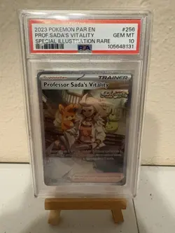 Pokemon Professor Sada's Vitality Paradox Rift 256/182 SIR PSA 10 - Image 1
