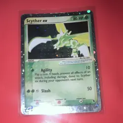 Pokemon TCG Scyther ex 102/109 Ruby and Sapphire Holo Ultra Rare 80HP English - Image 1