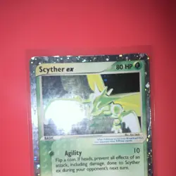 Pokemon TCG Scyther ex 102/109 Ruby and Sapphire Holo Ultra Rare 80HP English - Image 2