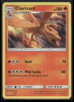 Charizard 5/18 Ultra Rare Detective Pikachu Pokemon Holo Moderately Played - Image 1
