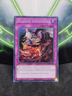 Yugioh Branded Banishment MP23-EN102 Prismatic Secret Rare 1st Edition NM - Image 1