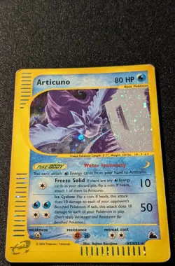 Pokemon SKYRIDGE - #H3/H32 Articuno - Holo - ENG - Damaged - Image 4