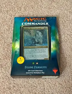 MTG Magic Commander 2017 Feline Ferocity Deck SEALED - Image 1