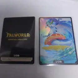 PalWorld Card Game Japan Limited Foil PR Card Summer Okoccho Soul Promo TCG - Image 1