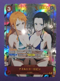 One Piece Nami & Robin - Waifu Sexy Custom Fanmade Holo Goddess Story ACG Card - Image 1