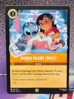 Ohana Means Family 32/204 Regular, Legendary, Winterspell, Lorcana TCG - Image 1