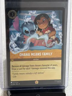 Disney Lorcana TCG [Winterspell] Ohana Means Family 32/204 Regular - Image 1