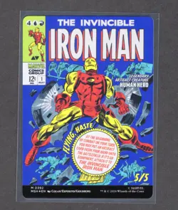 MTG Tony Stark (Borderless)MSH 392 M Foil Marvel Super Heroes NM - Image 1