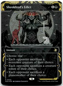 MTG Sheoldred's Edict Secrets of Strixhaven: Mystical Archive SOA #32 R Foil NM - Image 1