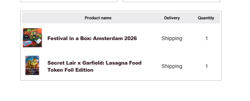 Magic the Gathering Secret Lair Festival in a Box 2026 Amsterdam & Garfield Foil - Image 2