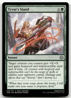 Tyvar's Stand #190 (NM) Phyrexia All Will Be One ONE Magic MTG - Image 1