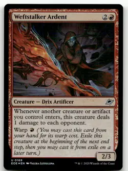 Weftstalker Ardent #169 (Foil) (NM) Edge of Eternities EOE Magic MTG - Image 1