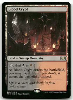 Blood Crypt #245 (NM) Ravnica Allegiance RNA Magic MTG - Image 1