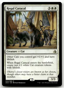 Regal Caracal #24 (NM) Amonkhet AKH Magic MTG - Image 1