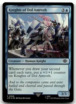 Knights of Dol Amroth #59 (Foil) (NM) Lord of the Rings LTR Magic MTG - Image 1