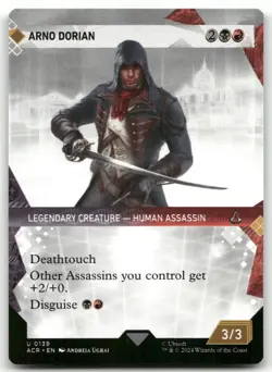 Arno Dorian (Showcase) #139 (NM) Assassin's Creed ACR Magic MTG - Image 1