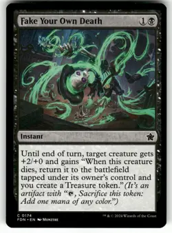 Fake Your Own Death #174 (NM) Foundations FDN Magic MTG - Image 1