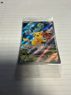 Pokemon TCG Pikachu SV Black Star Promos SVP027 Holo Promo - Image 1