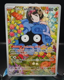 Erika's Tangela 218/217 ME: Ascended Heroes Illustration Rare Pokemon TCG NM - Image 1