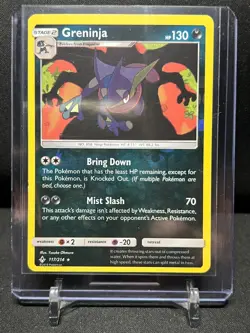 Greninja 117/214 Reverse Holo Pokemon 2019 SM Unbroken Bonds MP/LP - Image 1