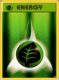 Grass Energy 91/108 Common Evolutions Pokemon Reverse Holo Near Mint - Image 1