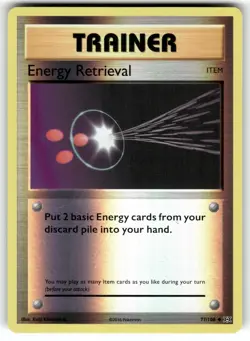 Energy Retrieval 77/108 Uncommon Evolutions Pokemon Reverse Holo VLP - Image 1