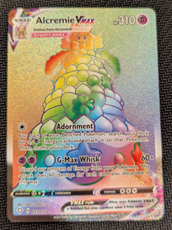Pokemon - Alcremie VMAX Rainbow Rare 073/072 - 2021 Shining Fates - NM - Image 1
