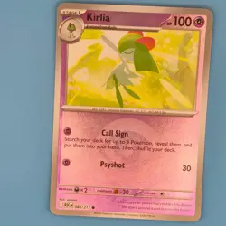 KIRLIA (ENERGY SYMBOL PATTERN) 088/217 ASCENDED HEROES POKEMON REVERSE HOLO NM/M - Image 1