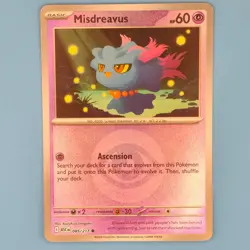 MISDREAVUS (ENERGY SYMBOL PATTERN) 085/217 ASCENDED HEROES POKEMON RH NM/M - Image 1