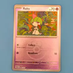 RALTS (LOVE BALL) 087/217 COMMON ASCENDED HEROES POKEMON REVERSE HOLO NM/M - Image 1