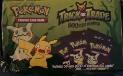 Pokemon TCG Trick or Trade Booster Bundle - 50 Mini Packs Pikachu Mimikyu - Image 1