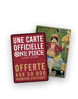 One Piece Luffy Promo OP13-001 x Musee Grevin Paris - Presale - Image 1