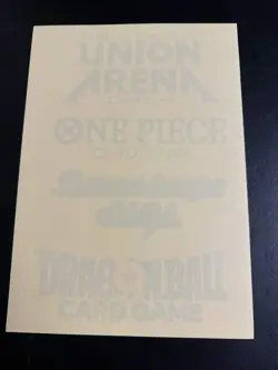 Bandai Union Arena/One Piece/Battle Spirits Saga/Dragonball TCG Window Cling NEW - Image 1
