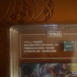 TAG 9 One Piece CCG Premium Booster The Best Yamato OP01-121 Sec Alt Art Foil - Image 3