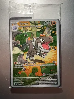 Tyrunt 070 MEP Pokemon Center Stamped Promo Pokemon Card NM Sealed #1 - Image 1