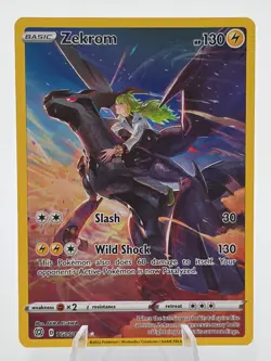Pokemon Brilliant Stars Zekrom Trainer Gallery Full Art Foil Card Rare TG05/TG30 - Image 1