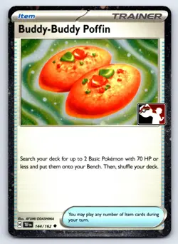 Buddy-Buddy Poffin (Cosmos Holo) 144/162 Prize Pack Series Cards Pokemon NM/M - Image 1