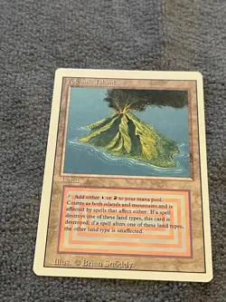 Magic The Gathering - Volcanic Island, Revised, 3rd Edition #291 NM Condition - Image 4