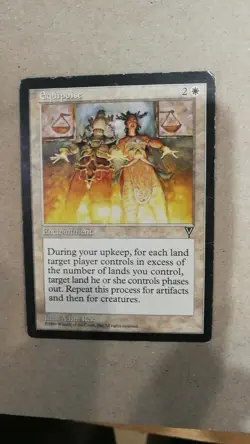 EQUIPOISE Visions MTG White Enchantment RARE - Image 1