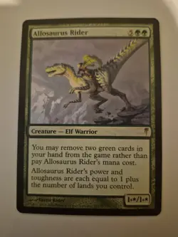 1x Magic The Gathering Coldsnap Allosaurus Rider #101 LP x1 - Image 1