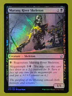 FOIL Marang River Skeleton x1 Dragons of Tarkir 1x Magic the Gathering MTG - Image 1