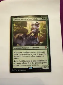 Selvala, Heart of the Wilds Commander: Lorwyn Eclipsed Regular Mythic #116 MTG - Image 1
