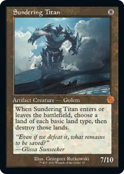 NM - Sundering Titan [BRR - 57] The Brothers' War: Retro Frame Artifacts - Image 1