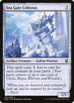 NM Foil - Sea Gate Colossus [ZNR - 251] Zendikar Rising - Image 1