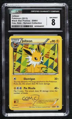 Jolteon Pokemon Black & White Black Star Promo #BW91 - Image 1