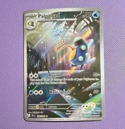 The Pokemon Company Palpitoad Sv: Black Bolt 104/086 IR Holo NM - Image 1
